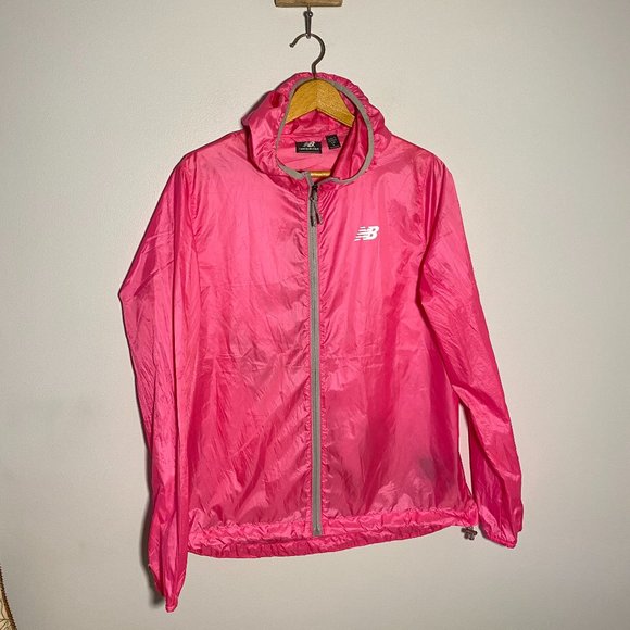 New Balance Women’s Hooded Light Running Jacket SZ L - Picture 1 of 11